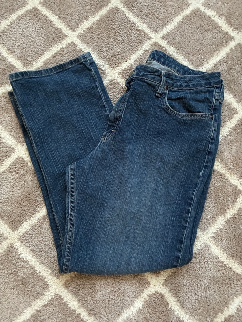 Riders by Lee Women's Dark Blue Straight-Leg Jeans